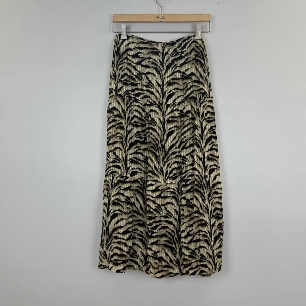ba&sh Iva Zebra Print Skirt 🧡